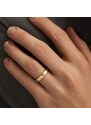 Moderný zlatý prsteň pre mužov KLENOTA Y0438003L40