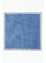 ALTINYILDIZ CLASSICS Men's Navy Blue-Grey Patterned Handkerchief