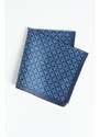 ALTINYILDIZ CLASSICS Men's Navy Blue-Grey Patterned Handkerchief