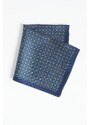 ALTINYILDIZ CLASSICS Men's Navy Blue-Mustard Patterned Handkerchief