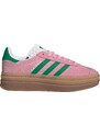 ADIDAS ORIGINALS Nízke tenisky 'Gazelle Bold' zelená / staroružová / biela