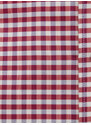 Willsoor Pánska klasická košeľa s červeným kockovaným vzorom 16212