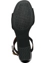 Kožené sandále Geox D NEW ERAKLIA 50 čierna farba, D45RNA 000TU C9999