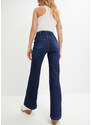 bonprix Zvonové džínsy, vysoký pás, s recyklovaným polyesterom, farba modrá, rozm. 34