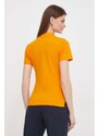 Polo tričko Tommy Hilfiger dámsky,oranžová farba,WW0WW37823