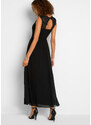 bonprix Maxi večerné šaty s čipkou, farba čierna, rozm. 36