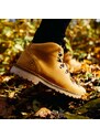Vasky Highland Caramel - Pánske kožené členkové turistické topánky svetlohnedé, ručná výroba jesenné / zimné topánky