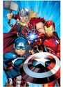 Jerry Fabrics Mikroplyšová deka Avengers Heroes - 100 x 150 cm