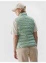 4F Dámska zatepľovacia vesta s recyklovanou výplňou - zelená