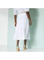 Blancheporte Krátka sukňa so zlatou potlačou biela/zlatá 040