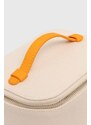 Kozmetická taška Tommy Hilfiger béžová farba, AW0AW16014