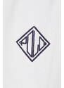 Obojstranná bunda bomber Polo Ralph Lauren dámska,biela farba,prechodná,211924214