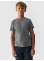 4F Chlapčenské tričko - šedé