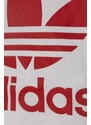 Detská bavlnená súprava adidas Originals červená farba