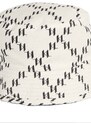 Detský bavlnený klobúk Karl Lagerfeld béžová farba, bavlnený