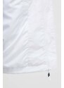 Bunda Tommy Jeans dámska,biela farba,prechodná,oversize,DW0DW17752