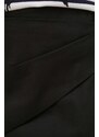 Sukňa Desigual čierna farba, mini, áčkový strih, 24SWFW01