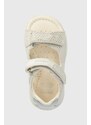 Semišové sandále Geox SANDAL MACCHIA béžová farba