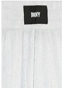Detské nohavice Dkny šedá farba, vzorované