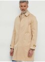 Kabát Michael Kors pánsky, béžová farba, prechodný