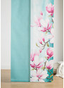 bonprix Panelová záclona, s kvetovanou potlačou (2-dielna sada), farba pestrá