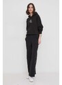 Tepláky Calvin Klein Jeans čierna farba, s nášivkou, J20J223118