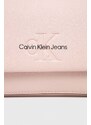Kabelka Calvin Klein Jeans ružová farba, K60K611965