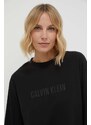 Tričko s dlhým rukávom Calvin Klein Underwear čierna farba,s polorolákom,000QS7154E