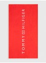 Bavlnený uterák Tommy Hilfiger červená farba,UU0UU00074