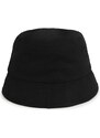 Detský bavlnený klobúk Karl Lagerfeld čierna farba, bavlnený