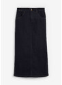 bonprix Džínsová sukňa midi, farba modrá, rozm. 50
