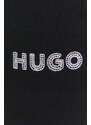 Bavlnené tepláky HUGO čierna farba,jednofarebné,50509965