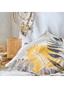 Blancheporte Posteľná bielizeň Cayenne z bavlny s potlačou palmových listov béžová 200