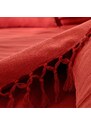 Blancheporte Ručne tkaný pléd alebo prikrývka, jednofarebné terakota 180