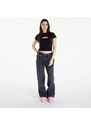 Dámské tričko Calvin Klein Jeans Diffused Box Fitted Short Sleeve Tee Black