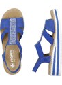 Dámske sandále RIEKER V0209-14 modrá S4
