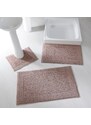 Blancheporte Jednofarebná kúpeľňová predložka s optickým vzorom zn. Colombine hnedosivá 050