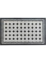 Blancheporte Vinylový koberec s potlačou šachovnice čierna/biela 049