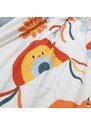 Blancheporte Detská bavlnená posteľná bielizeň Lietajúci drak s potlačou ražná 090