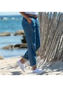 Vzdušné nohavice z tenkého denimu denim 036 Blancheporte