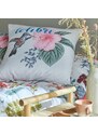 Blancheporte Prešívaná prikrývka na posteľ s potlačou kvetín béžová 180