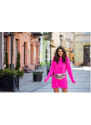 Fashionweek Oversized svetrové šaty s kapucí CARLA