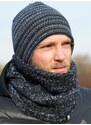 Fashionweek Zimné set - pánska čiapka a šál / golier v niekoľkých farbách zizi25