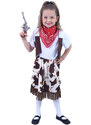 RAPPA Detský kostým kovbojka s šatkou (S)