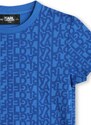 Detské bavlnené tričko Karl Lagerfeld vzorovaný