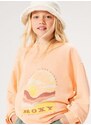 Detská mikina Roxy LINEUPCREWRGTER oranžová farba, s potlačou