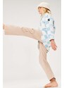 Detské nohavice Roxy PRECIOUS RG béžová farba, jednofarebné