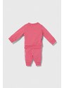 Tepláková súprava pre bábätká adidas Originals ružová farba