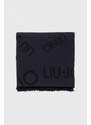 Bavlnený uterák Liu Jo čierna farba