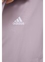 Šľapky adidas dámska, fialová farba, prechodná, IS1476